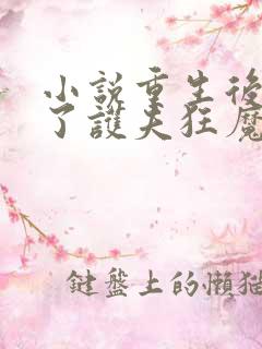 小说重生后我成了护夫狂魔