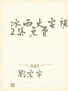 冰雨火电视剧32集免费