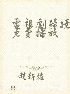 电视剧归晓全集免费播放