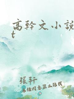 高干文小说txt