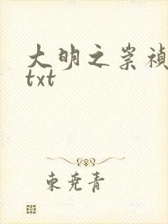 大明之崇祯大帝txt