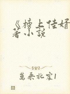 《榜上佳婿》原著小说