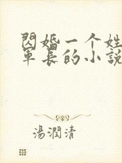 闪婚一个姓楚的军长的小说