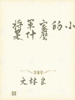 将军家的小娘子是什么