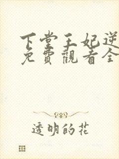 下堂王妃逆袭记免费观看全集