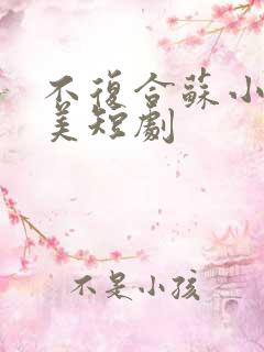 不复合苏小姐独美短剧