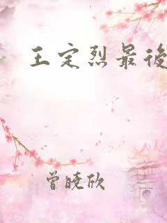 王定烈最后结局