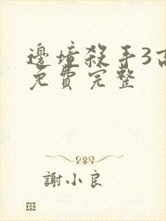 边境杀手3高清免费完整