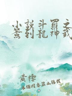 小说斗罗之开局签到龙神武魂小说