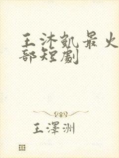 王沐凯最火的5部短剧