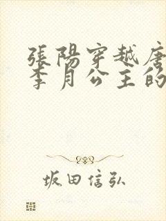 张阳穿越唐朝娶李月公主的小说