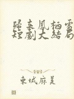 归来凤栖处短剧短剧大结局