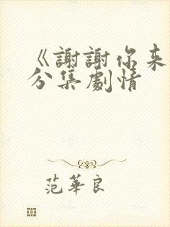 《谢谢你来了》分集剧情