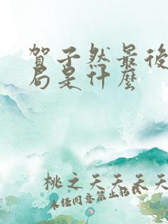 贺子然最后的结局是什么