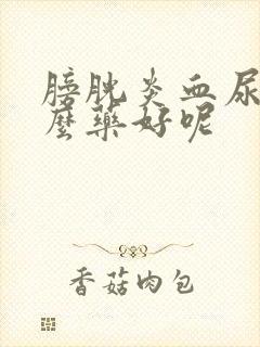 膀胱炎血尿吃什么药好呢