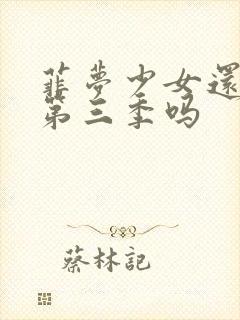 菲梦少女还会有第三季吗