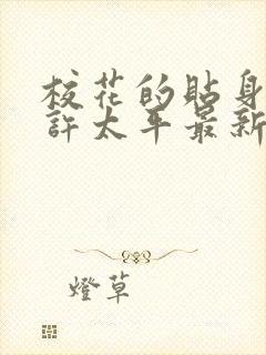 校花的贴身保安许太平最新章节