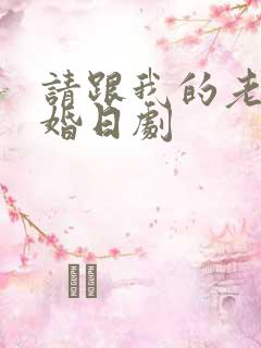 请跟我的老公结婚日剧