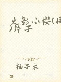 火影小樱(同人)片子