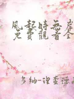 风起时无岸短剧免费观看全集高清版