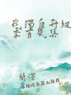 我独自升级第一季有几集