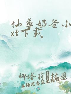 仙尊奶爸小说txt下载