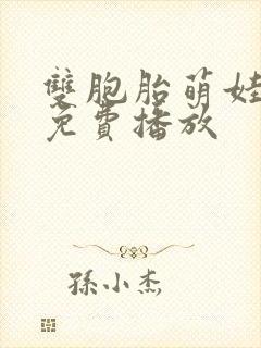 双胞胎萌娃短剧免费播放