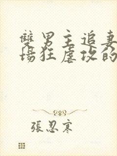 双男主追妻火葬场狂虐攻的小说