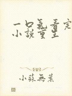 一口气看完爽文小说重生