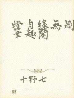 灯月缘无删减版笔趣阁