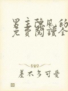 男主陈风的小说免费阅读全文