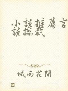 小说推荐言情小说总裁