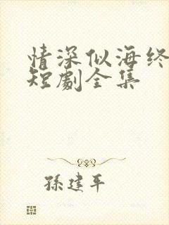情深似海终成空短剧全集