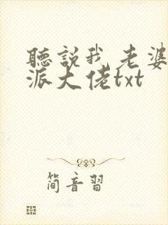 听说我老婆是反派大佬txt