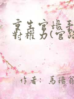 重生官场手握绝对权力(官路通天)