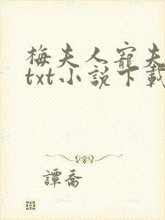 梅夫人宠夫日常txt小说下载