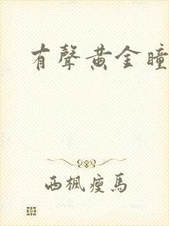 有声黄金瞳小说