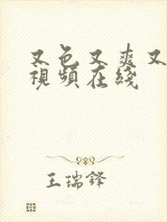 又色又爽又黄的视频在线