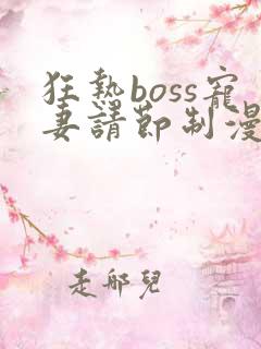 狂热boss宠妻请节制漫画免费
