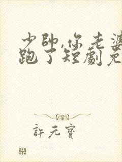 少帅,你老婆又跑了短剧免费播放