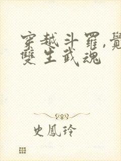 穿越斗罗,觉醒双生武魂