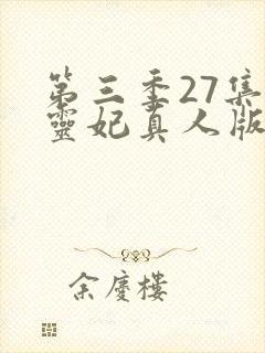 第三季27集通灵妃真人版