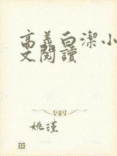 高义白洁小说全文阅读