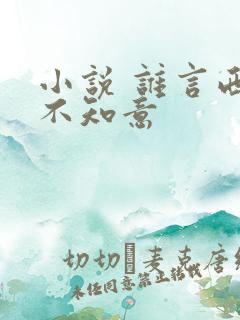 小说 谁言西洲不知意