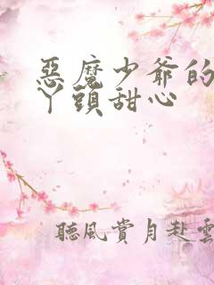 恶魔少爷的专属丫头甜心