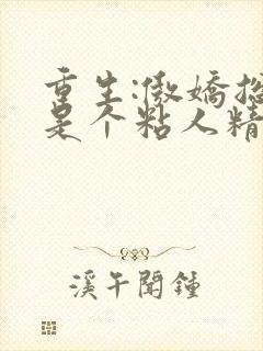 重生:傲娇总裁是个粘人精小说