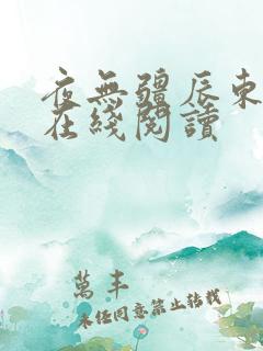 夜无疆辰东免费在线阅读