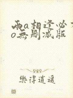 两a相逢必有一o无删减版