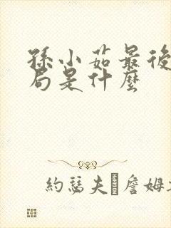 孙小茹最后的结局是什么