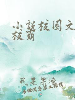 小说校园文男主校霸